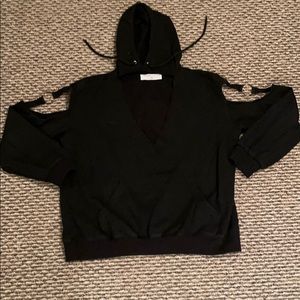 Emma & Sam Grommet Cutout Hoodie 🖤